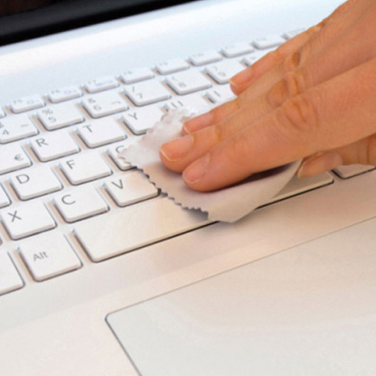 Салфетки влажные для чистки оргтехники, запаска в кульке, 100шт. (D5311) Axent Delta - фото 4