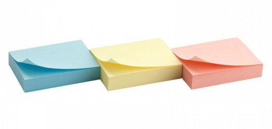 Блок паперу з клейким шаром 40*50мм.*100л., 3шт/уп., пастель mix Axent - фото 4