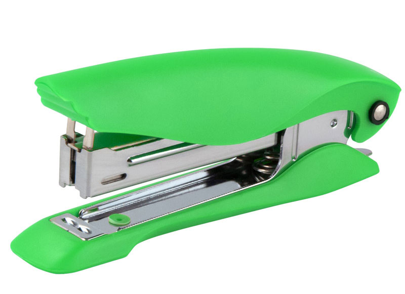 Степлер №10(10/5) Ultra, 12л., глубина 55мм., пластик., салат. Axent - фото 6