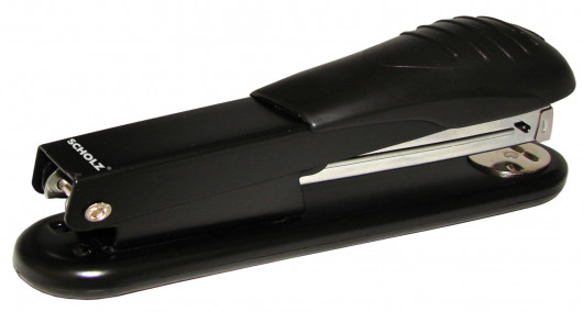 Степлер 24/6, 30арк., метал., чорн. Scholz - фото 6