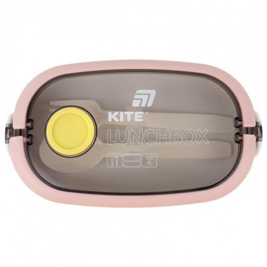 Ланчбокс двойной с наполнением 1600 мл, бежевый (K25-1181-1) Kite - фото 9