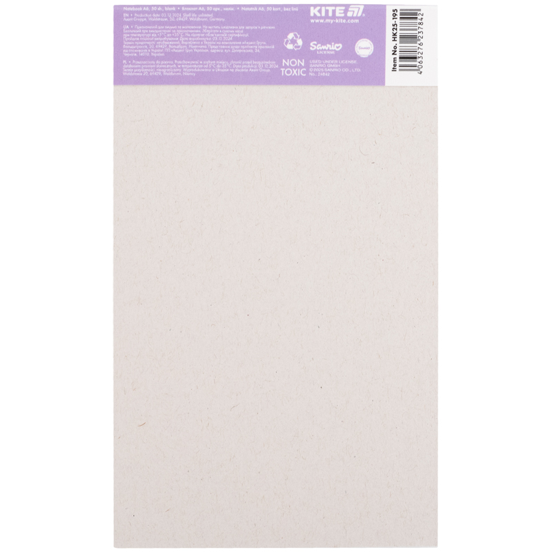 Блокнот-планшет, A6, 50 лист., без лин., Hello Kitty (HK25-195) Kite - фото 11