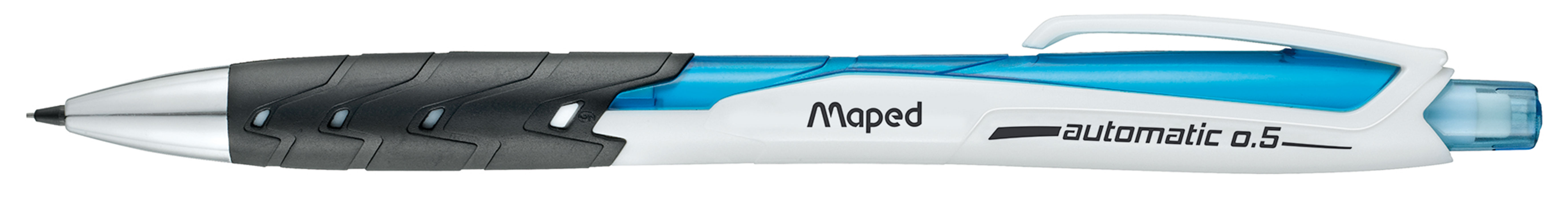Карандаш автоматический 0,5мм. BLACK PEPS Automatic, пластиковий корпус с резиновым грипом, син. Maped - фото 4