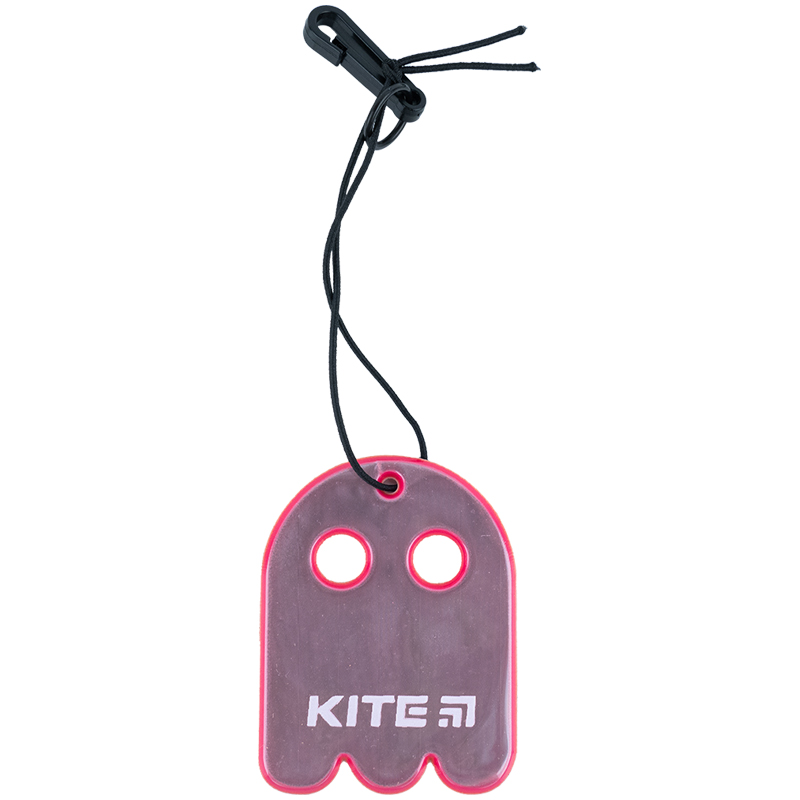 Підвіска м'яка світловідбиваюча, фігурна, рожева Kite - фото 4