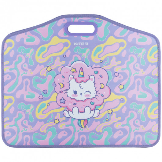 Портфель на липучках, 1 отдел., A3, Rainbow Catcorn Kite - фото 3