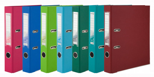 Реєстратор 5см. А4 (PP), односторонній, чорн. Axent Delta - фото 4