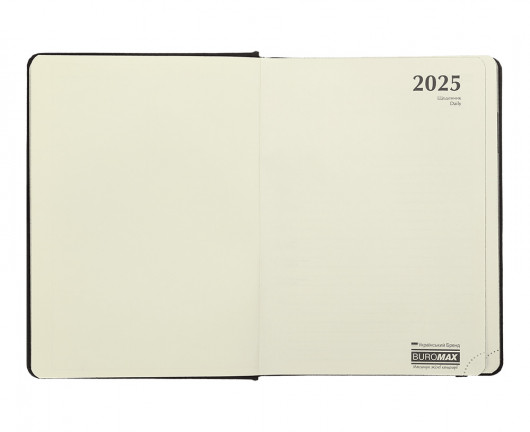 Ежедневник датированный 2025 GALAXY, А5, 336стр., искуств. кожа, син. BuroMax - фото 11