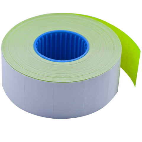 Этикет-лента 26*16мм., прямоугольная, внутренняя намотка, 1000шт./рул., 10рул/уп., желт. BuroMax - фото 3