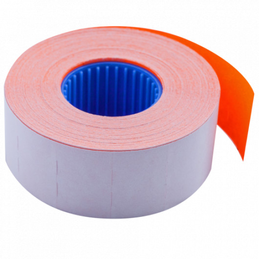 Этикет-лента 26*16мм., прямоугольная, внутренняя намотка, 1000шт./рул., 10рул/уп., оранж. BuroMax - фото 3