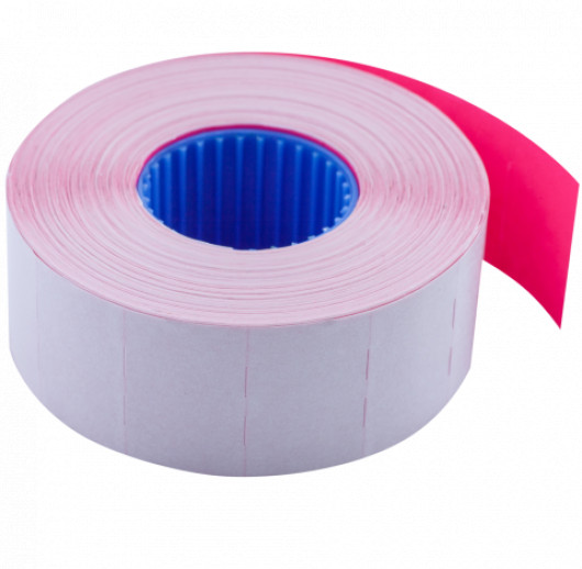 Этикет-лента 26*16мм., прямоугольная, внутренняя намотка, 1000шт./рул., 10рул/уп., малин. BuroMax - фото 3