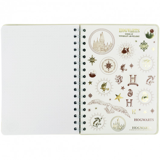 Ежедневник на спирали, твердая обложка, Harry Potter (HP25-438) Kite - фото 11