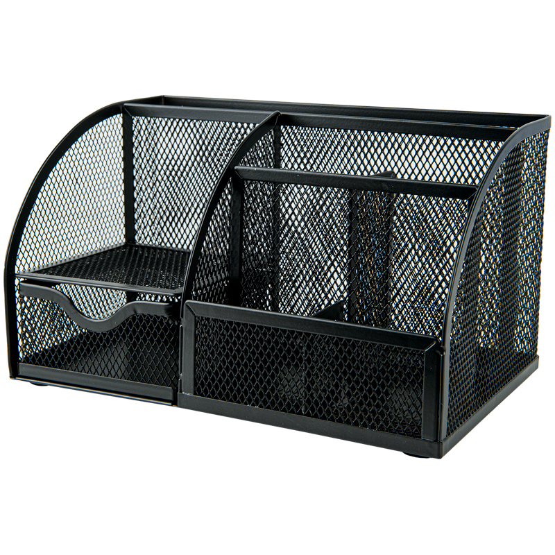 Подставка-органайзер 220*140*130мм., на 7 отделений, металлическая, черн. Axent - фото 2