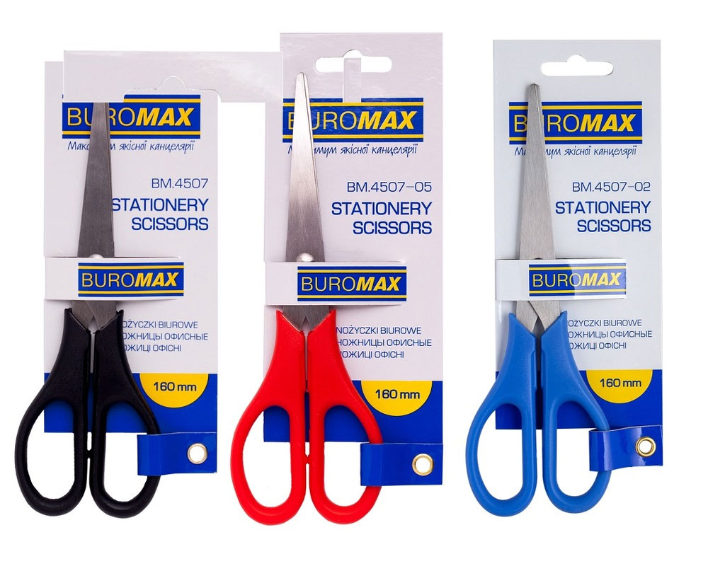 Ножиці 16см. BuroMax - фото 3