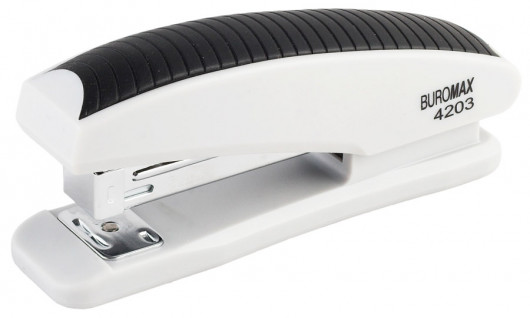 Степлер 24/6, 20арк., гумове покриття, асорті BuroMax - фото 4