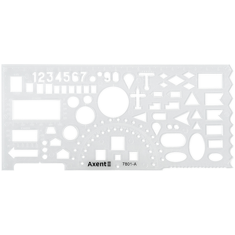 Линейка-трафарет 