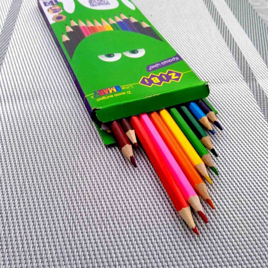 Карандаши цветные, 12цв. SMART Line ZiBi - фото 5