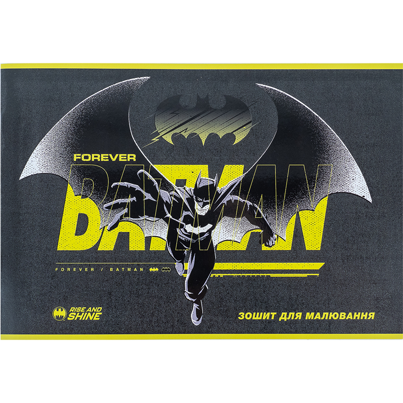 Тетрадь для рисования, 24л., скоба, гибр. лак + УФ лак, «DC Comics» Kite - фото 11