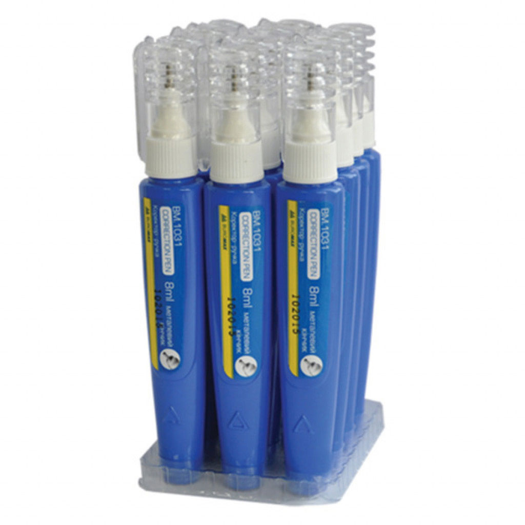 Корректор-ручка 8мл., металлический наконечник BuroMax - фото 4