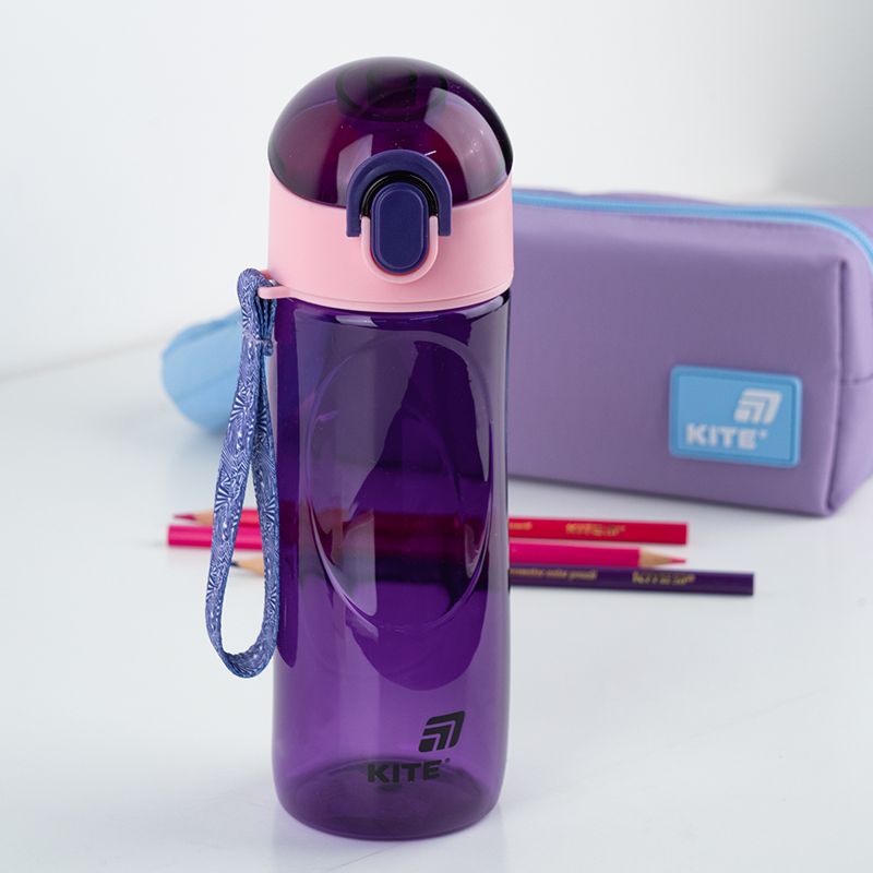 Пляшечка для води, 530 мл, фіолетова (K25-400-4) Kite - фото 6