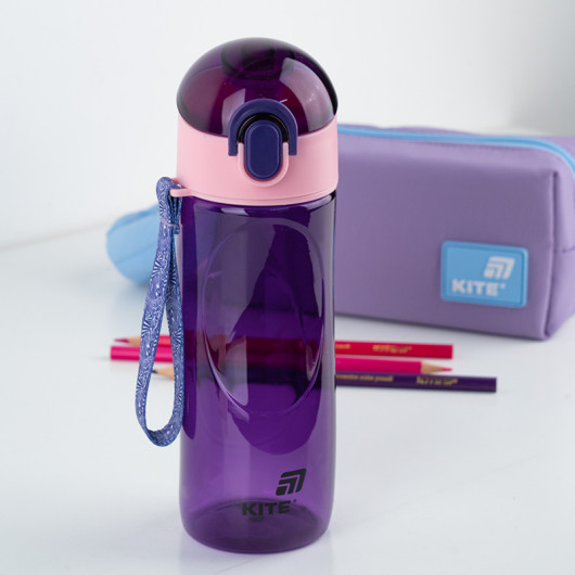 Пляшечка для води, 530 мл, фіолетова (K25-400-4) Kite - фото 6