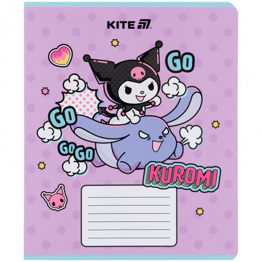 Зошит 18 арк., лін., софт-тач + УФ лак, Hello Kitty-2 (HK25-237-2) Kite - фото 14