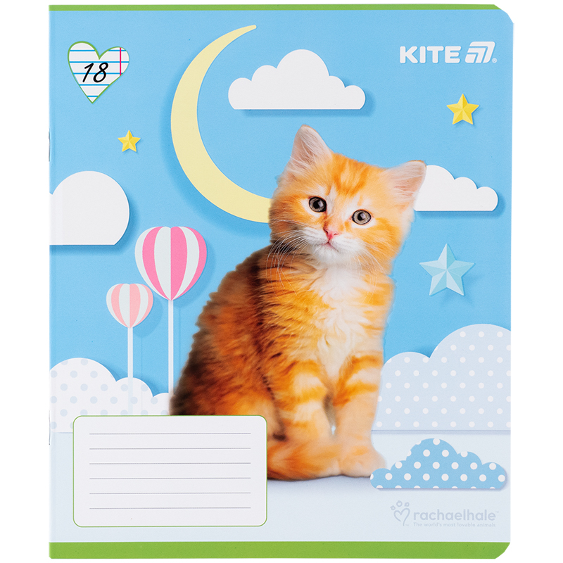 Тетрадь 18 лист., лин., софт-тач + УФ лак, RH (R25-237) Kite - фото 14