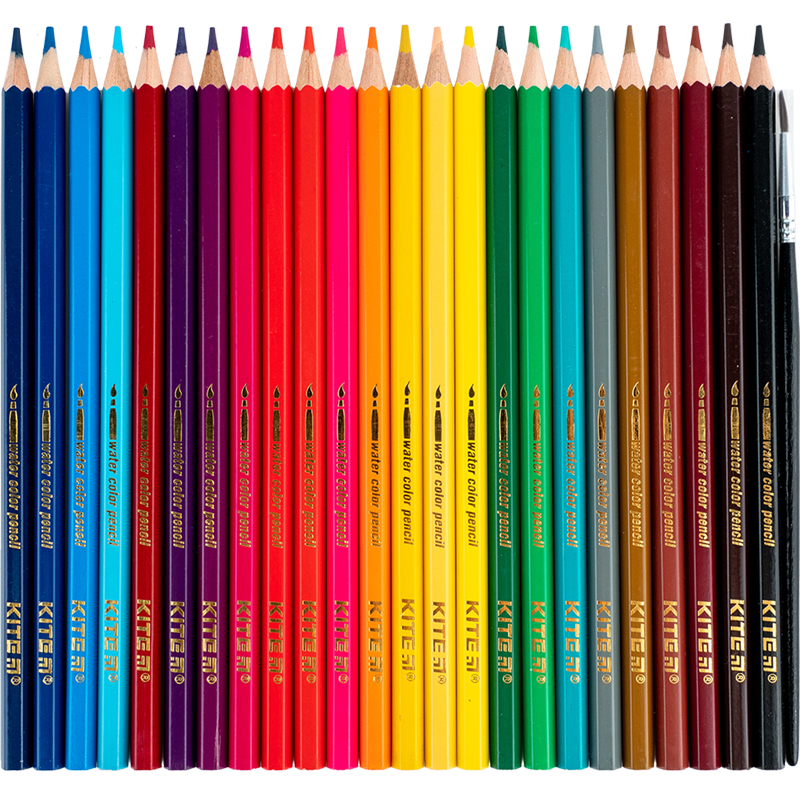 Олівці кольорові акварельні, 24 шт. Kite Classic Kite - фото 5