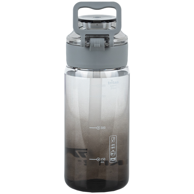 Бутылочка для воды, 600 мл, черная (K25-1212-1) Kite - фото 7