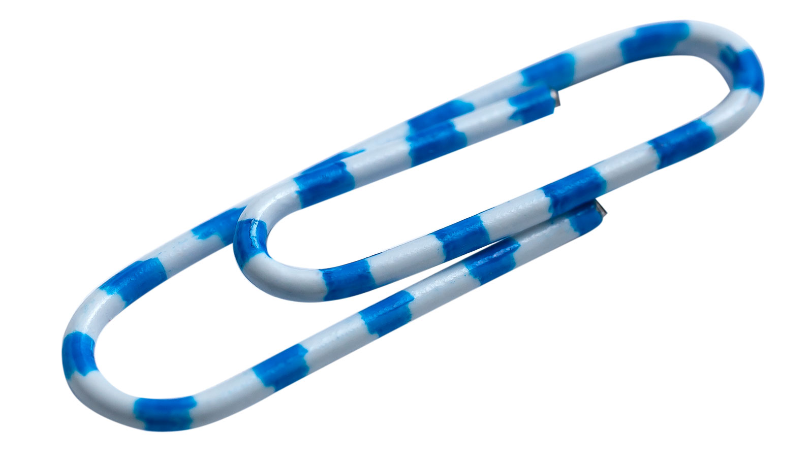 Скрепки 28мм., цветные 