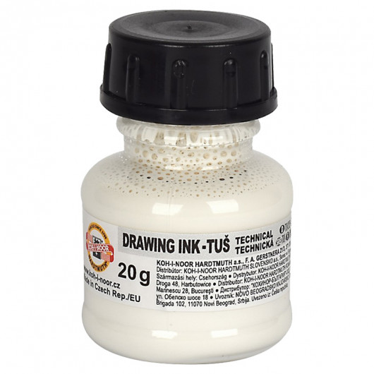 Туш для креслення, 20г., біл. Koh-i-noor - фото 2