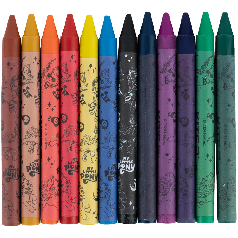 Мел восковой, 12 цветов Little Pony Kite - фото 5