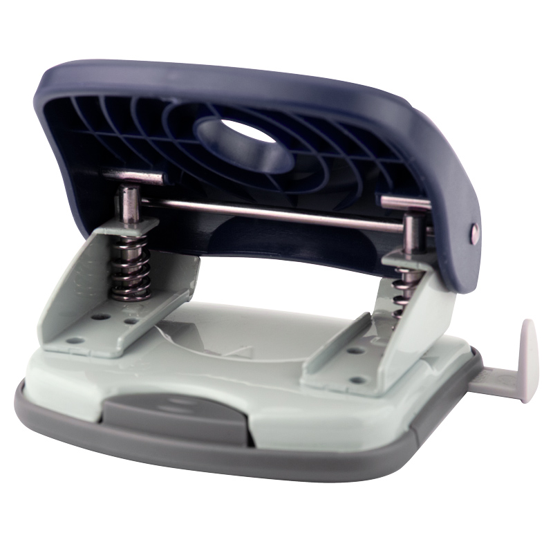 Дырокол на 2 отверстия, до 30 листов Welle-2, пластиковый, син. Axent - фото 6