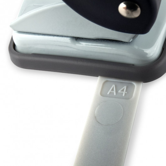 Діркопробивач на 2 отвори, до 10 аркушів Welle-2, пластиковий, чорн. Axent - фото 6