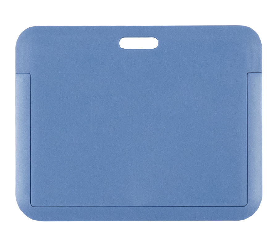 Бейдж-слайдер горизонтальний 85*54мм., ABS пластик, син. Axent - фото 6