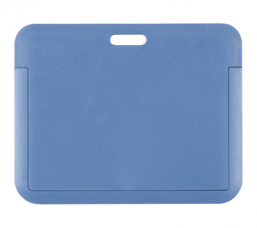 Бейдж-слайдер горизонтальний 85*54мм., ABS пластик, син. Axent - фото 6