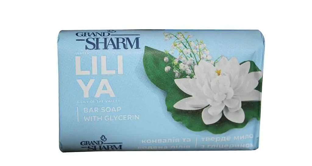 Мило, 70г., Grand Шарм, Конвалія та Лілія в індивіуальній упаковці Шарм — фото 2
