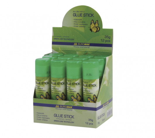 Клей-олівець PVP Еко, 35г. BuroMax - фото 4