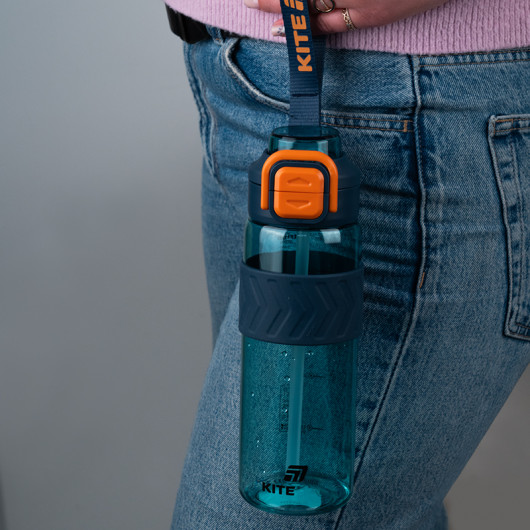 Бутылочка для воды, 800 мл, голубо-оранжевая (K25-1234-3) Kite - фото 8