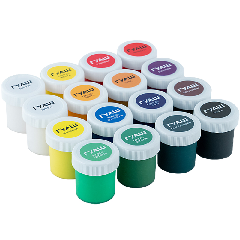 Гуашь 16 цветов., 20 мл Kite Classic (K-096) Kite - фото 6