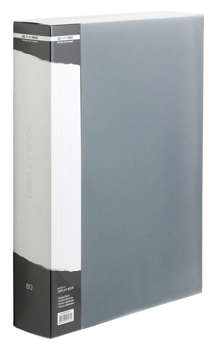 Папка на 80 файлами в коробці, чорн. BuroMax - фото 6