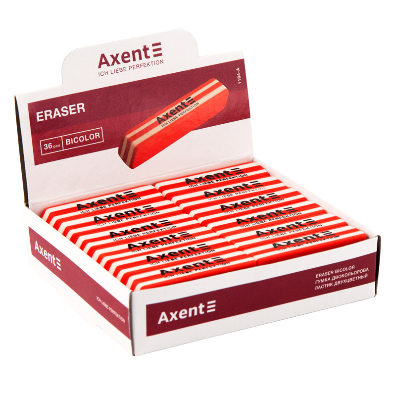 Ластик двухцветный Axent - фото 3
