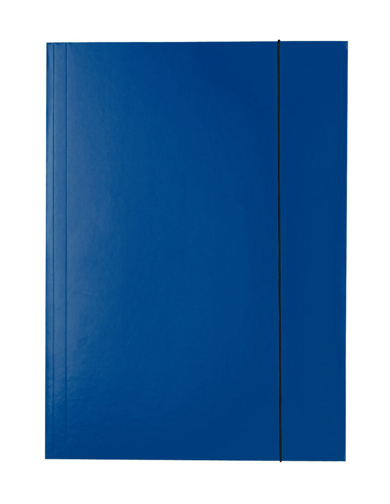 Папка на гумці А4, картон, темно-син. Esselte - фото 3