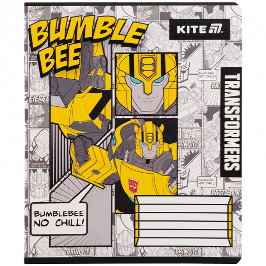 Зошит 12 арк., кл., гібр. лак + УФ лак, Transformers (TF25-232) Kite - фото 10