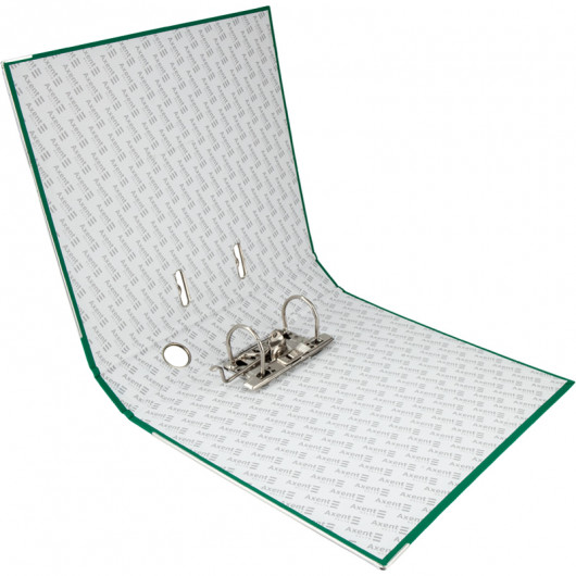 Регистратор 5см. А4 (PP), односторонний, зелен. Axent Delta - фото 4