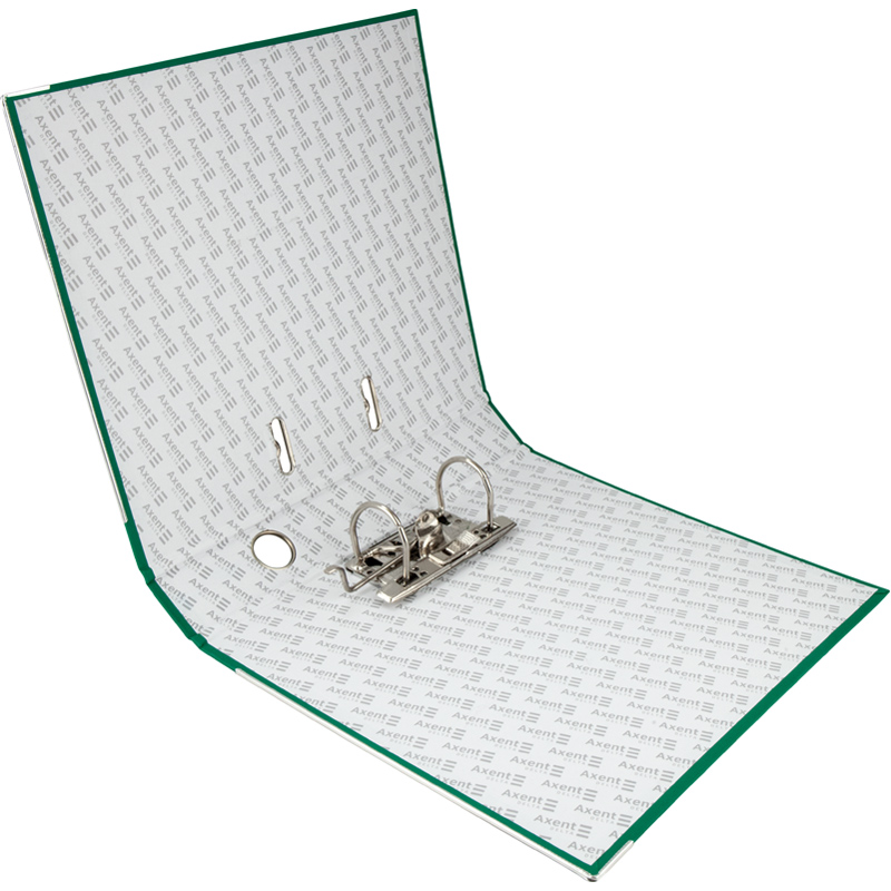 Регистратор 5см. А4 (PP), односторонний, зелен. Axent Delta - фото 4