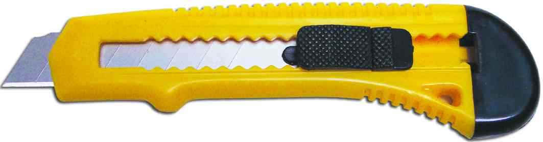 Нож канцелярский большой 18мм., пластиковый корпус NORMA - фото 4