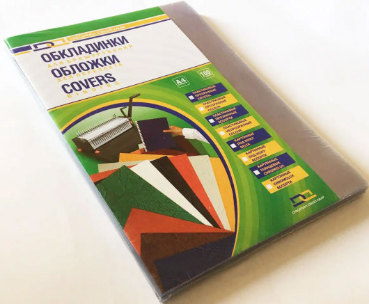 Обложки Transpar 200мк, 100шт/уп., прозор. D&Art - фото 3