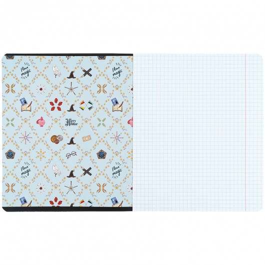 Тетрадь 12 лист., кл., софт тач + УФ лак, Harry Potter-2 (HP25-232-2) Kite - фото 18