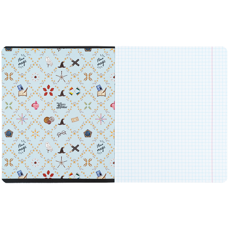 Тетрадь 12 лист., кл., софт тач + УФ лак, Harry Potter-2 (HP25-232-2) Kite - фото 18
