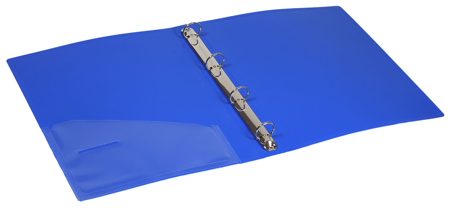 Папка А4, 45мм., 4кольца, пластик PР, ассорт. NORMA - фото 5